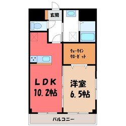 CREA元今泉の物件間取画像